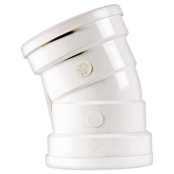 Plastic Trends PVC 22.5D EBLW 4""GASKET G1704 Zoro